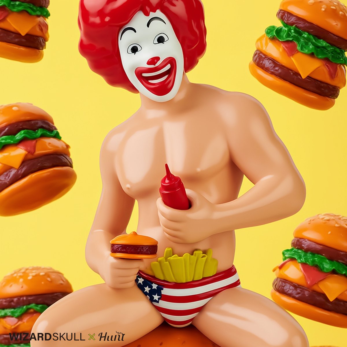 アメコミ WIZARDSKULL BURGER BUDDY VINTAGE EDITION Burger Buddy Vintage Edition by Wizard skull |