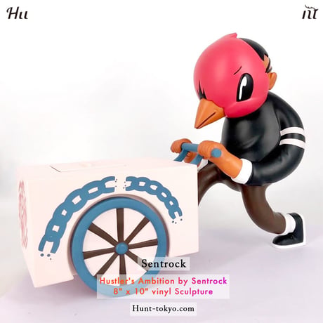 Hustler's Ambition - 10″ Vinyl Art figure designed by Sentrock アート フィギュア