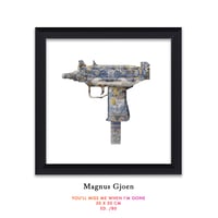 残り1枚 Magnus Gjoen : YOU’LL MISS ME WHEN I’M GONE  (ED/80) 50cm X 50cm アートプリント
