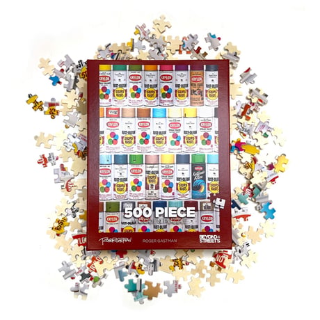 Roger Gastman  Vintage Spray Cans Series 1 Puzzle