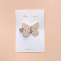 🍑《Mサイズ》 butterfly clip "Peach Puff " 単品