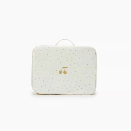 新品タグ付き　ボンポワン　ゴールドドット バニティポーチM 国内定価14,850円】bonpoint ボンポワン ソフト トランク Mサイズ | pai