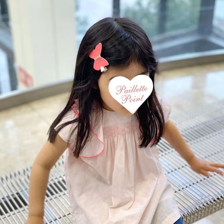 《Lサイズ》butterfly clip バタフライクリップ Lサイズ Neon Coral 単品