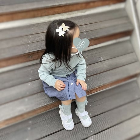 🩵💎New! 《Mサイズ》 butterfly clip "wedgwood blue" 単品