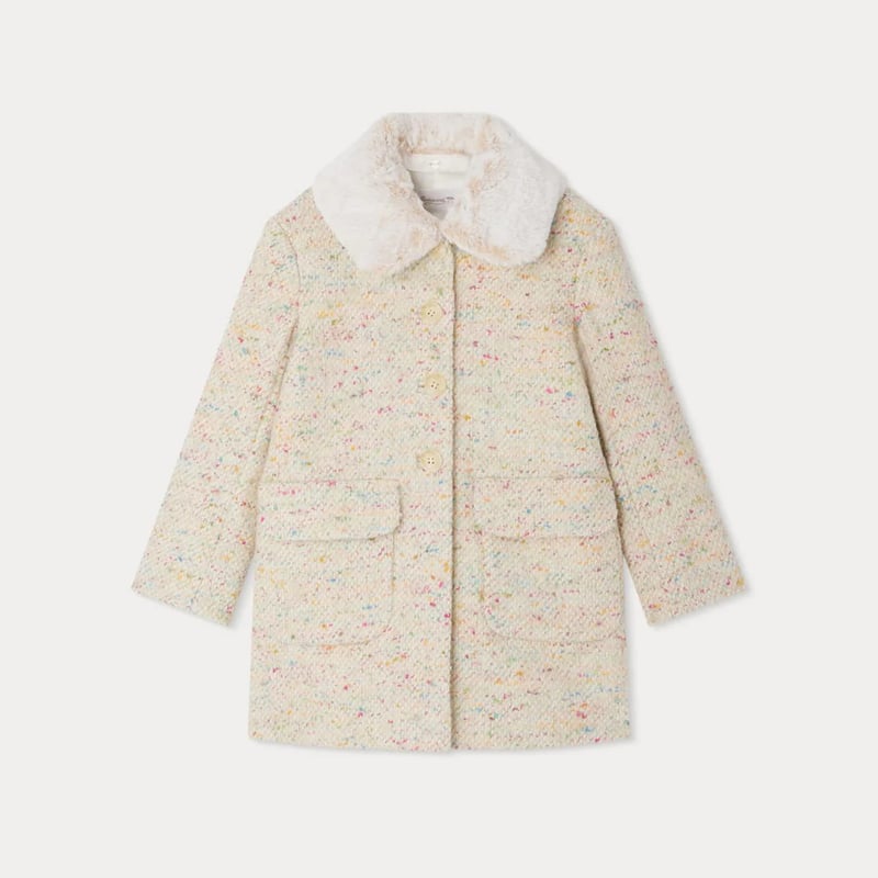 bonpoint ボンポワン フェイクファー コート 10a 140センチ（ボン  