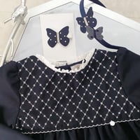 New!《Mサイズ》 butterfly clip  "Chic Navy"  単品