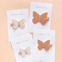 🧡《Lサイズ》 butterfly clip  "Apricot " 単品