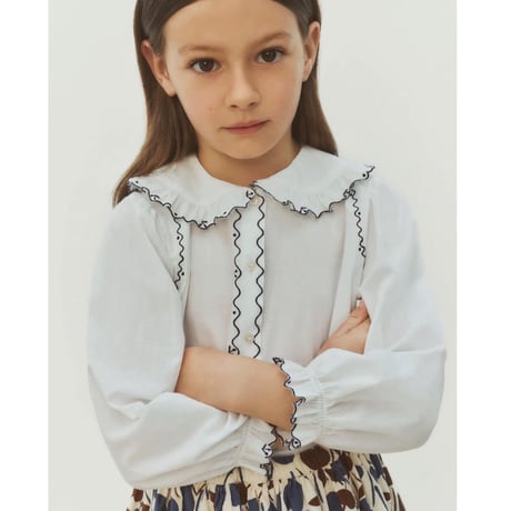 【取り寄せ】【国内定価34,320円】2026fw bonpoint  ブラウス　4A