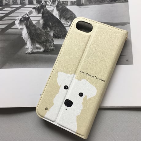 ベルト無し フレンズ 手帳型iPhone -3色