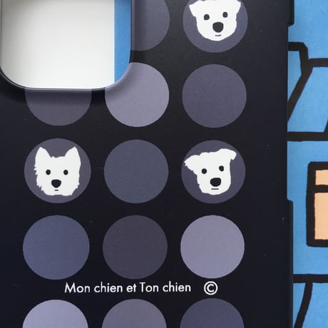 MonoToneドット スマホケースfor iPhone