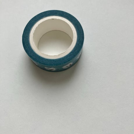 白ワンコ　マスキングテープ15mm巾/7m