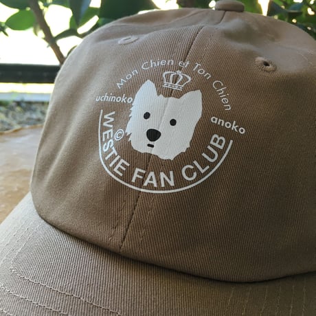WESTIE FAN CLUB/コットンツイルローキャップ