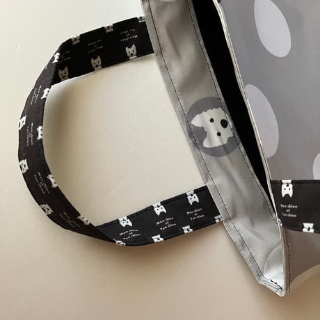 モントン ベーシックユニークpetit BagドットLghtGray-43