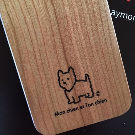 うちの子/  チェリーウッド・スマホケース-iPhone用