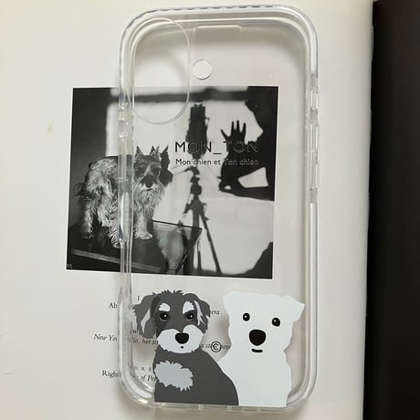 フレンズ2人/clearクッションバンパーケース for iPhone