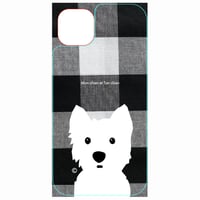 強化ガラス ギンガムチェック・スマホケース for iPhone