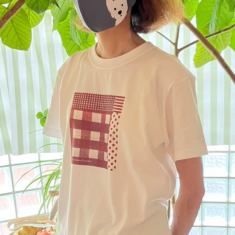 ギンガムCheckアレンジ ハイクオリティTシャツ/在庫のみ30%off