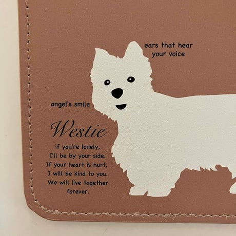 レザー・マウスパッド Westie