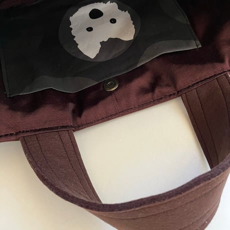 MON_TONフェルトModeバッグ ココアBrown