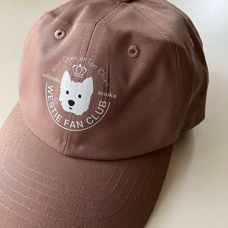 WESTIE FAN CLUB/コットンツイルローキャップ
