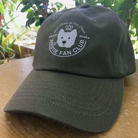 WESTIE FAN CLUB/コットンツイルローキャップ
