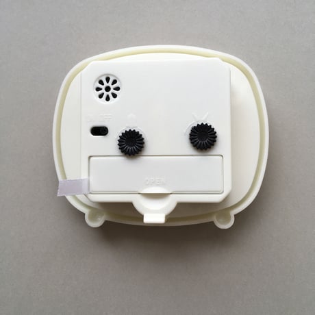 白ワンコ2人 目覚まし時計