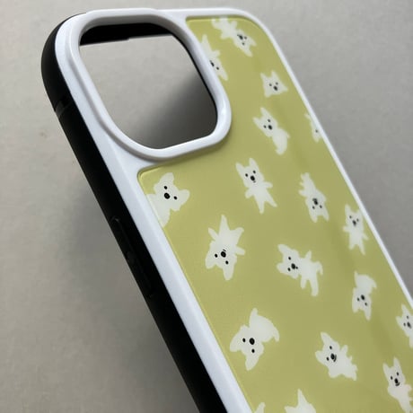 ミルゥデザイン/強化ガラス・スマホケース for iPhone