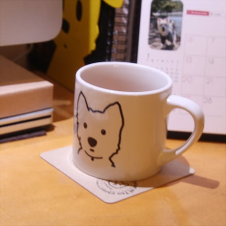 ウェスティ マグカップS　ホワイト