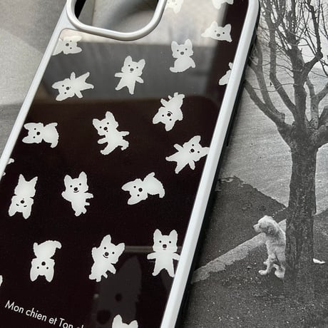 ミルゥデザイン/強化ガラス・スマホケース for iPhone