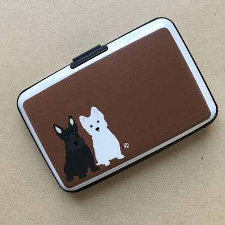 スコ＆白ワンコ カードケース