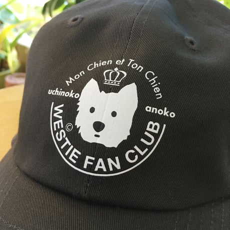 WESTIE FAN CLUB/コットンツイルローキャップ