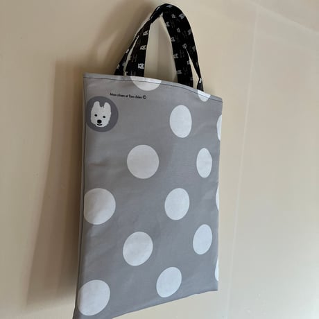 モントン ベーシックユニークpetit BagドットLghtGray-43