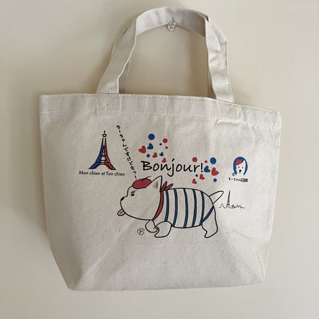 ナチュラルトートバッグS-Parisちーちゃん応援隊goods