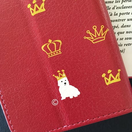 プリンセスプリンス 手帳型スマホケース Red