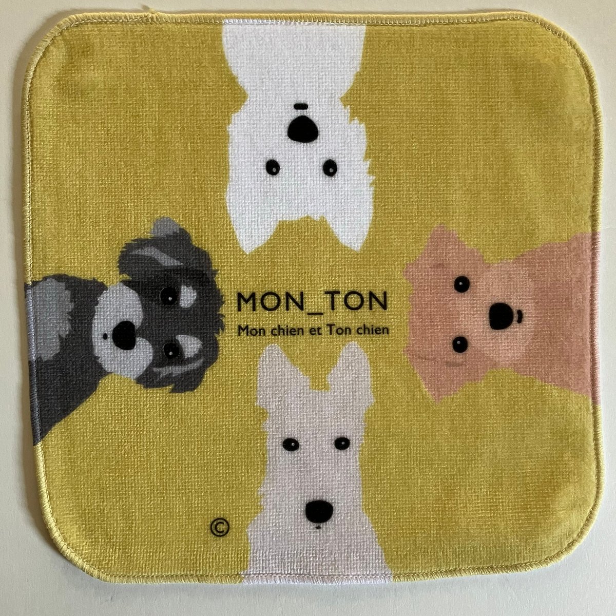 複数わんこ組み合わせ自由・ハンカチタオル | MON_TON /Mon chien et T