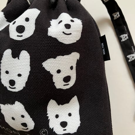 モントン「えへへうふふ」巾着袋-130