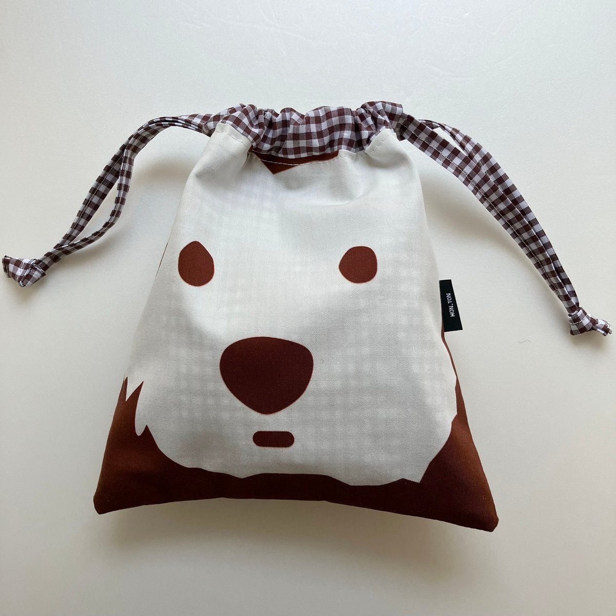 ギンガムチェックアレンジ2025 オリジナル巾着袋-87-107 | MON_TON /Mo