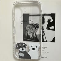 フレンズ2人/clearクッションバンパーケース for iPhone