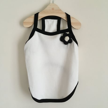 モンシアンセレクト/花コサージュ・タンクトップ