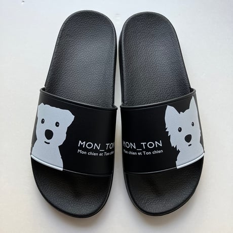 8周年SALE 白ワンコ2人の組み合わせ自由&定番ワンコ ウォーターサンダル　予約商品