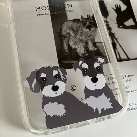 フレンズ2人/clearクッションバンパーケース for iPhone