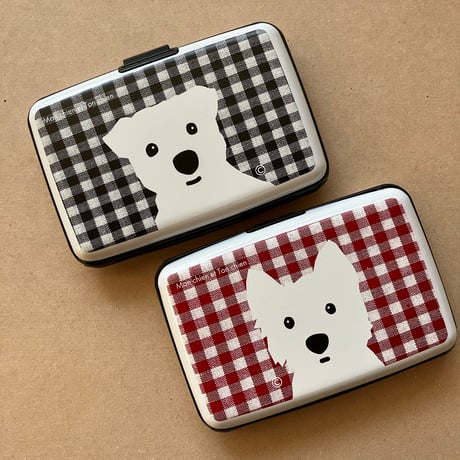 じゃばら式カードケース ギンガムチェック