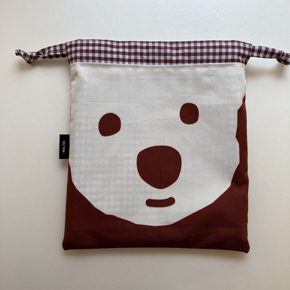 ギンガムチェックアレンジ2025 オリジナル巾着袋-87-107 | MON_TON /Mo
