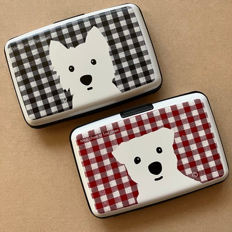 じゃばら式カードケース ギンガムチェック
