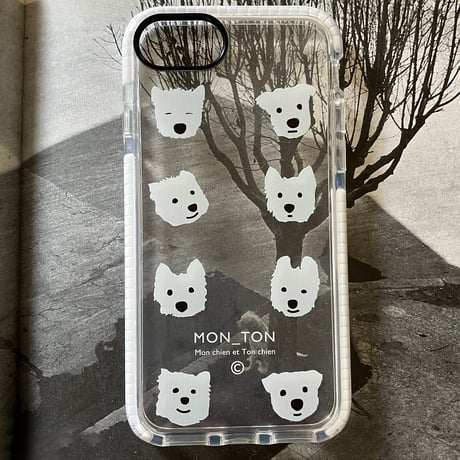 えへへ うふふ柔らかインパクトケースClear/for iPhone