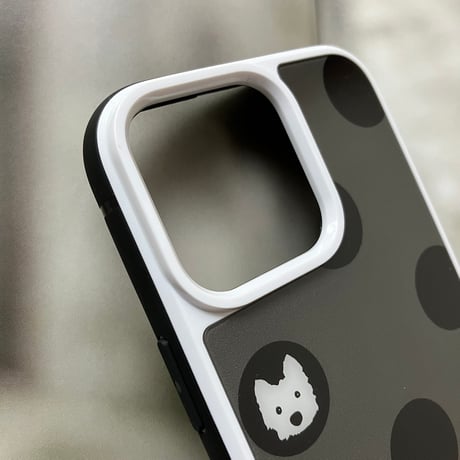 強化ガラス Bigドットシック  スマホケース for iPhone