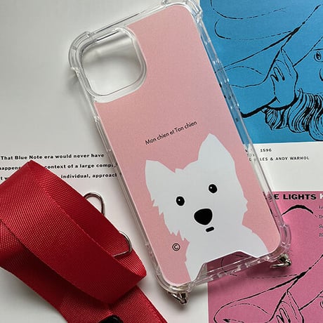 首かけ・斜めがけストラップ付きスマホケースfor iPhone
