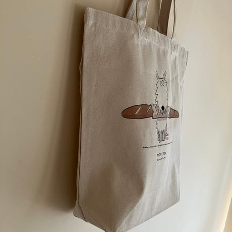 白ワンコà Paris ナチュラルトート
