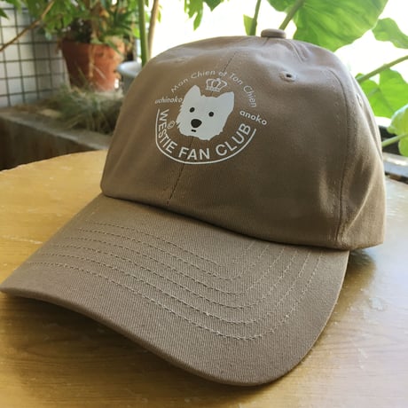 WESTIE FAN CLUB/コットンツイルローキャップ