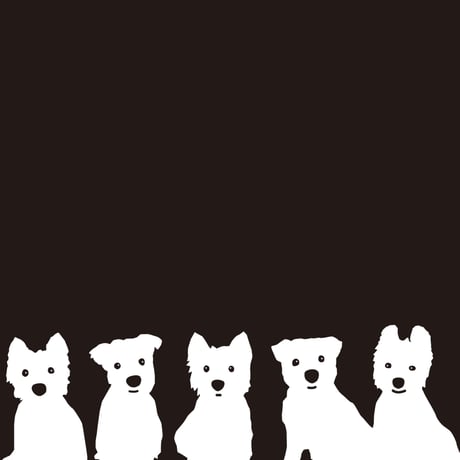8周年SALE 白ワンコ2人の組み合わせ自由&定番ワンコ ウォーターサンダル　予約商品